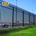 Durable 1.8x2.4m powder coated steel euro palisade fence